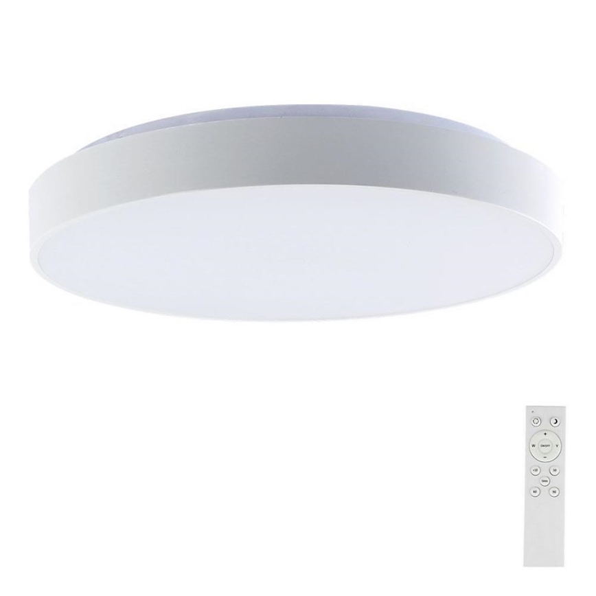 LED Димируем плафон LED/40W/230V 3000-6500K 39,5 см бял + дистанционно управление