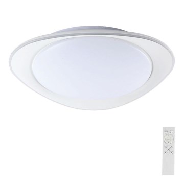 LED Димируем плафон LED/40W/230V 3000-6500K 45 см бял + дистанционно управление