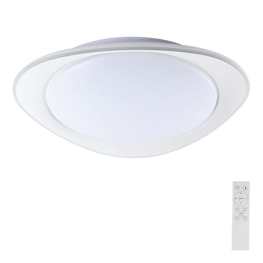 LED Димируем плафон LED/40W/230V 3000-6500K 45 см бял + дистанционно управление
