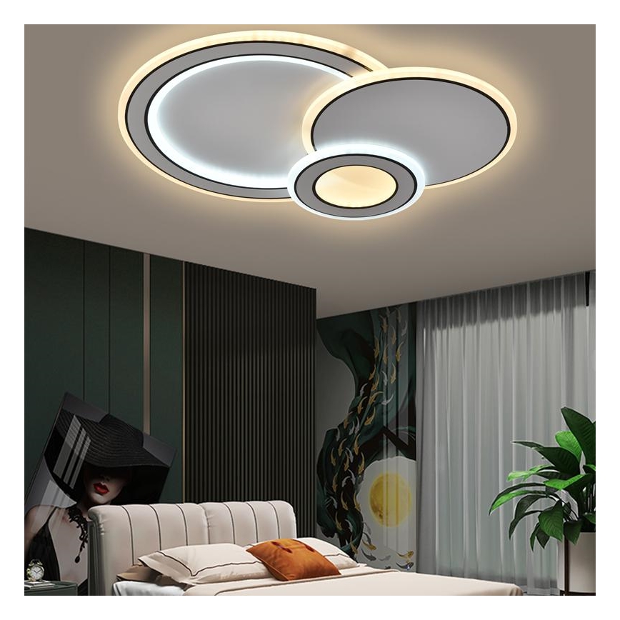 LED Димируем плафон LED/40W/230V 3000-6500K + дистанционно управление