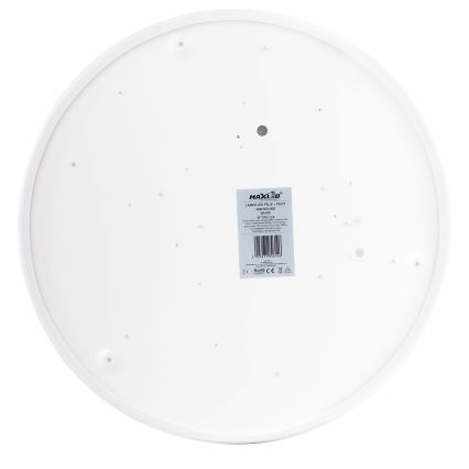 LED Димируем плафон LED/40W/230V 3000-6500K Ø 40 см бял + дистанционно управление
