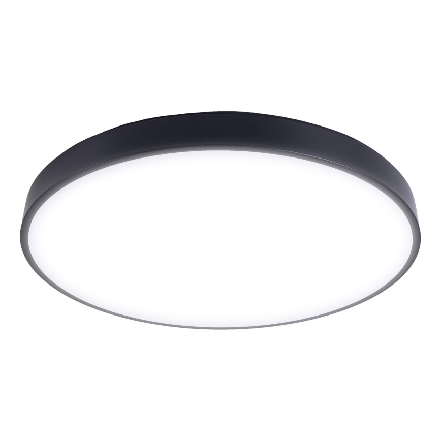 LED Димируем плафон LED/40W/230V 3000-6500K Ø 40 см черен + дистанционно управление