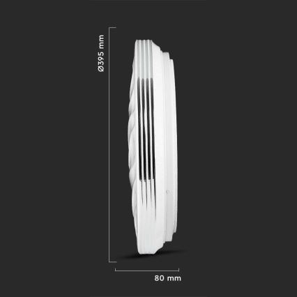 LED Димируем плафон LED/40W/230V 3000K/4000K/6500K + дистанционно