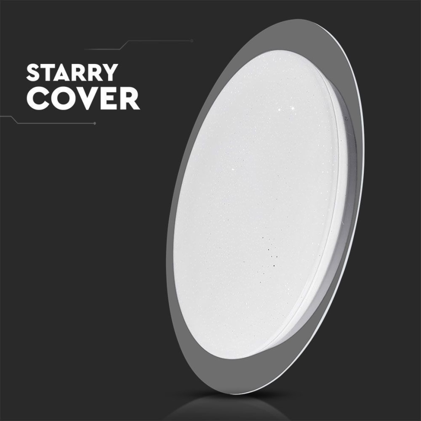LED Димируем плафон LED/40W/230V 3000K/4000K/6500K + дистанционно