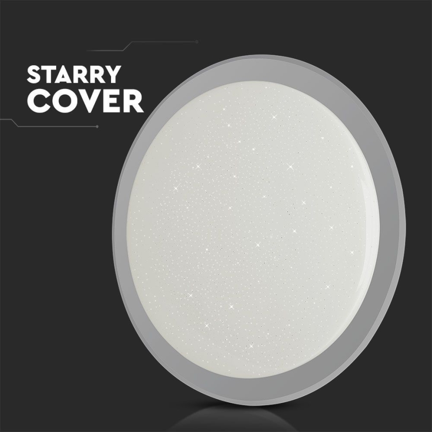 LED Димируем плафон LED/40W/230V 3000K/4000K/6500K + дистанционно