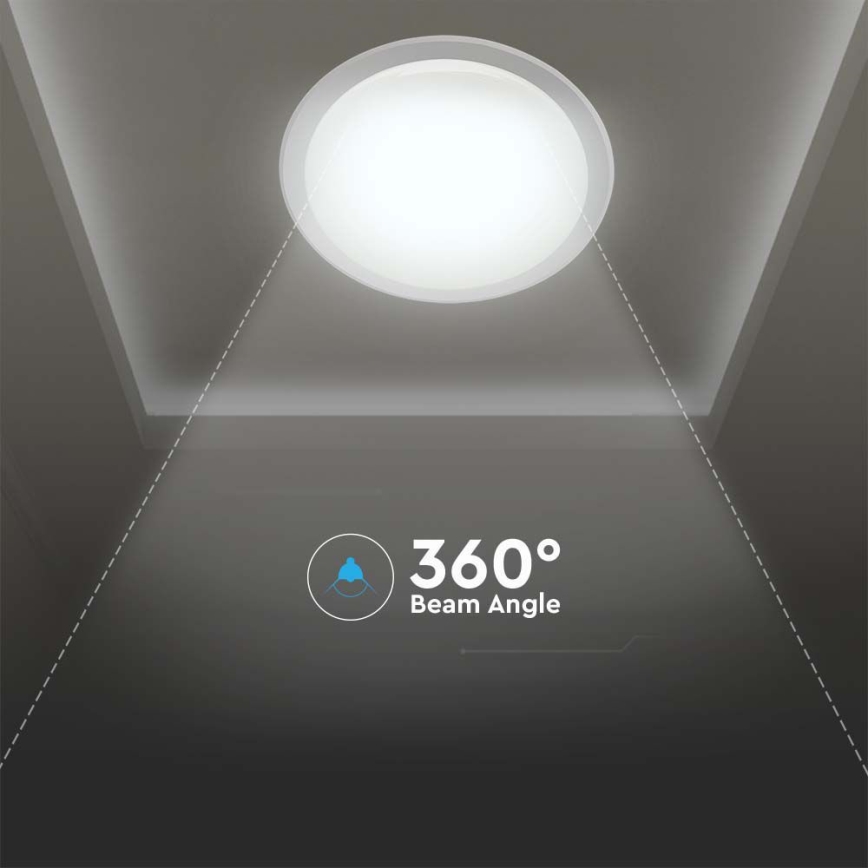 LED Димируем плафон LED/40W/230V 3000K/4000K/6500K + дистанционно
