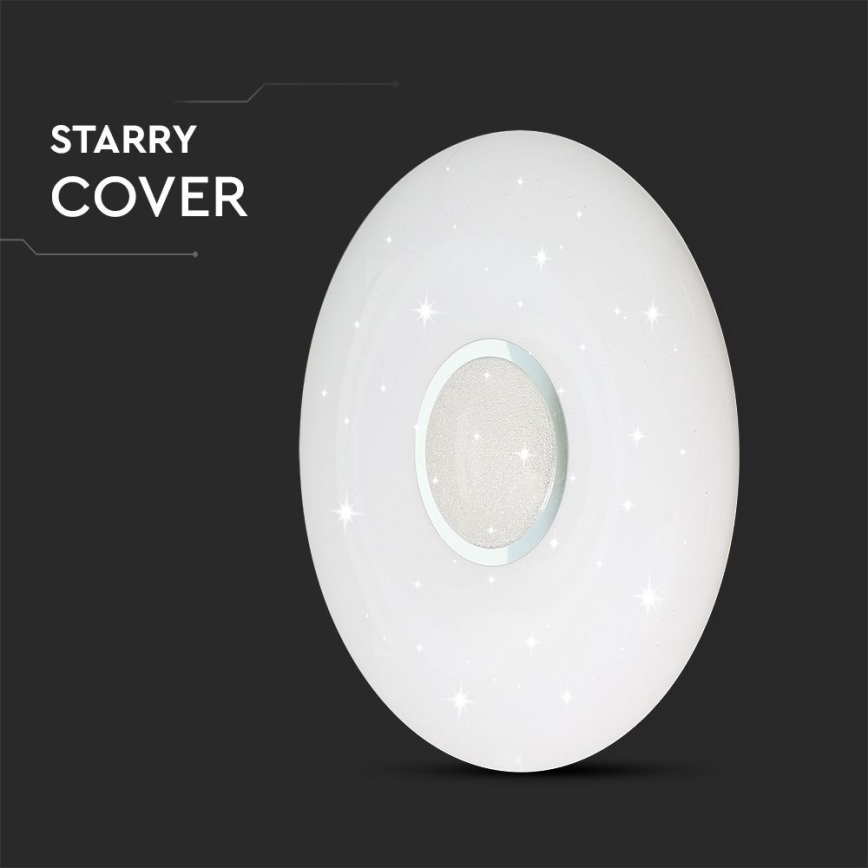 LED Димируем плафон LED/40W/230V 3000K/4000K/6500K + дистанционно