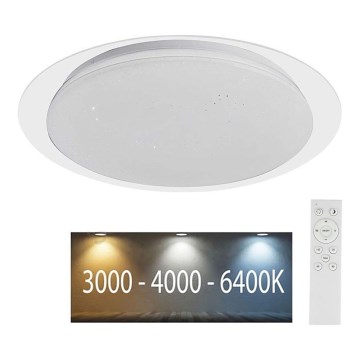 LED Димируем плафон LED/40W/230V 3000K/4000K/6500K + дистанционно