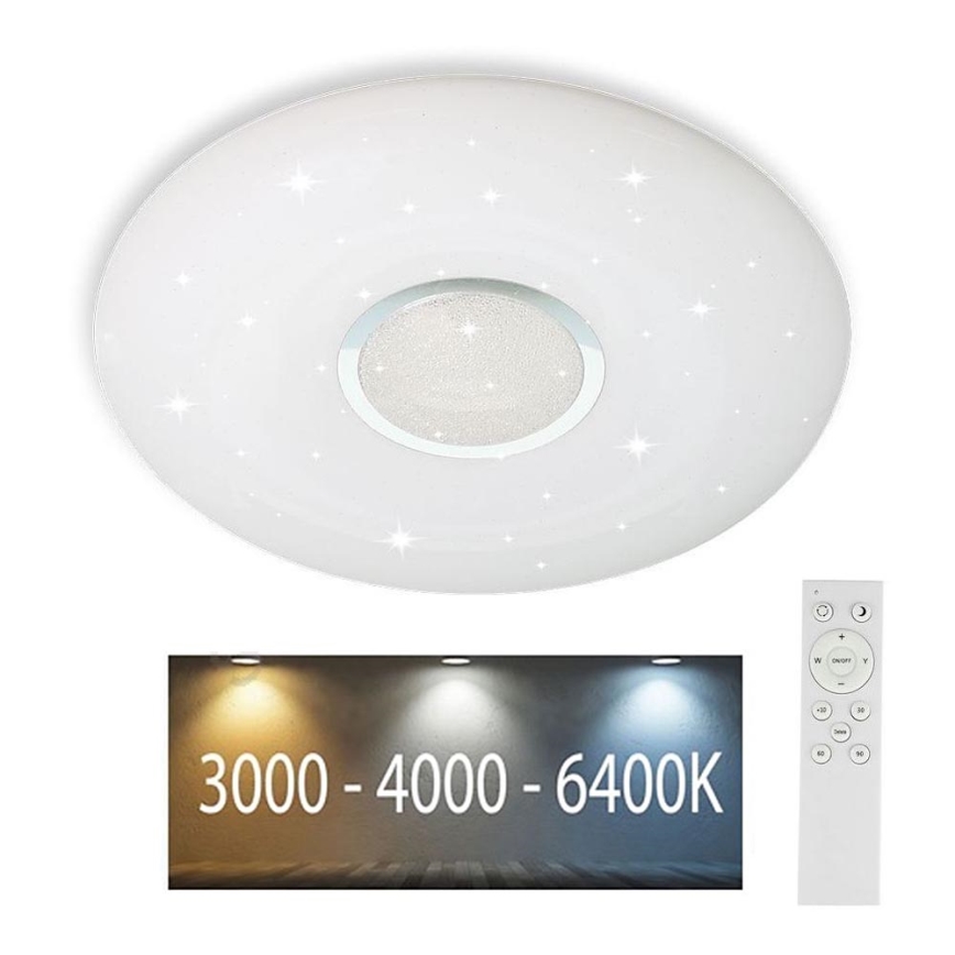 LED Димируем плафон LED/40W/230V 3000K/4000K/6500K + дистанционно