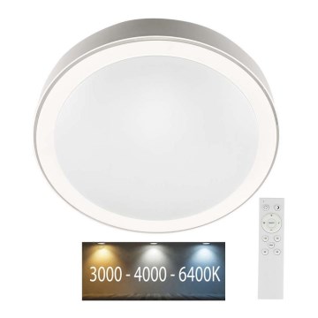 LED Димируем плафон LED/40W/230V 3000K/4000K/6500K + дистанционно