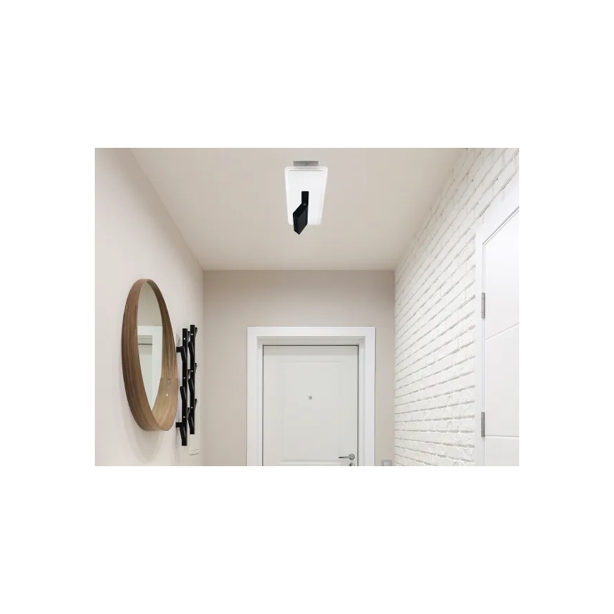 LED Димируем плафон LED/42W/230V 3000-6500K бял + дистанционно управление