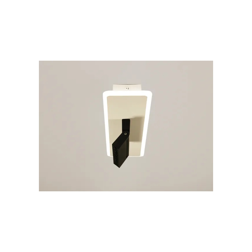 LED Димируем плафон LED/42W/230V 3000-6500K бял + дистанционно управление