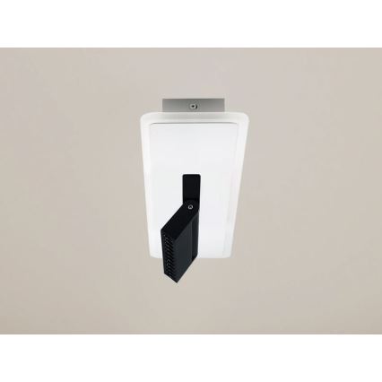 LED Димируем плафон LED/42W/230V 3000-6500K бял + дистанционно управление