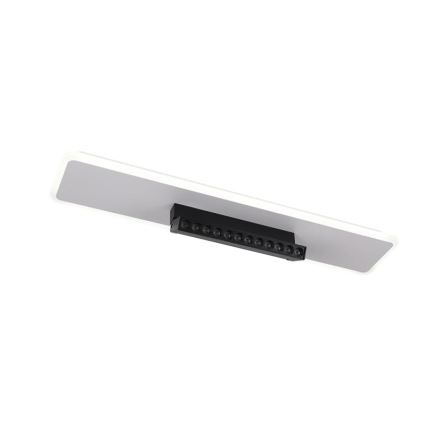 LED Димируем плафон LED/42W/230V 3000-6500K бял + дистанционно управление