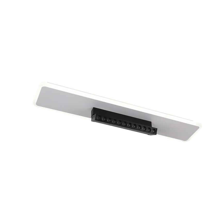 LED Димируем плафон LED/42W/230V 3000-6500K бял + дистанционно управление