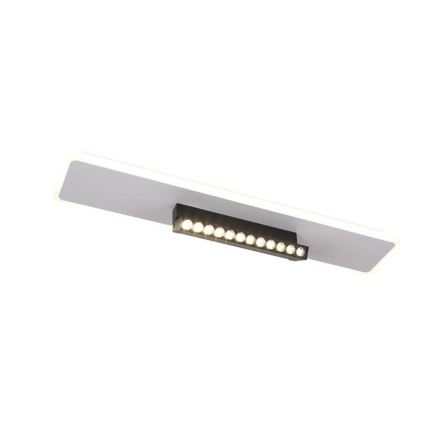 LED Димируем плафон LED/42W/230V 3000-6500K бял + дистанционно управление