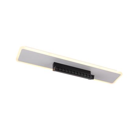 LED Димируем плафон LED/42W/230V 3000-6500K бял + дистанционно управление