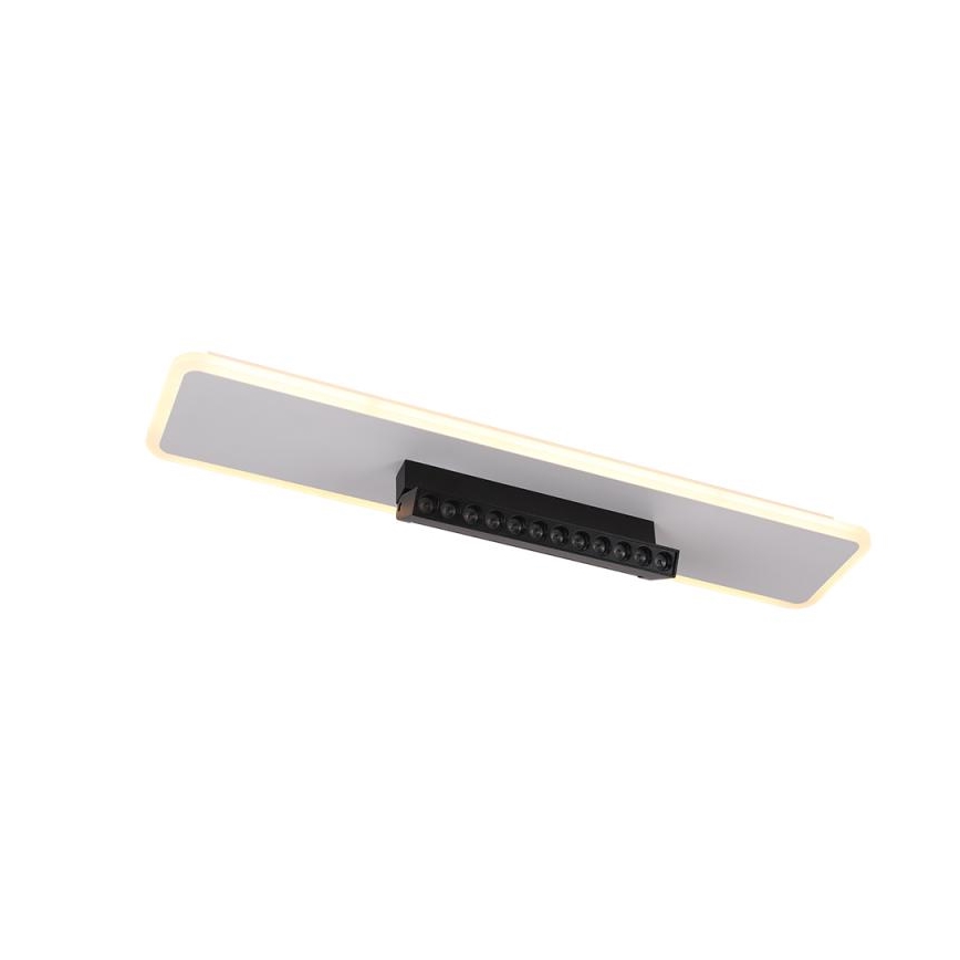 LED Димируем плафон LED/42W/230V 3000-6500K бял + дистанционно управление