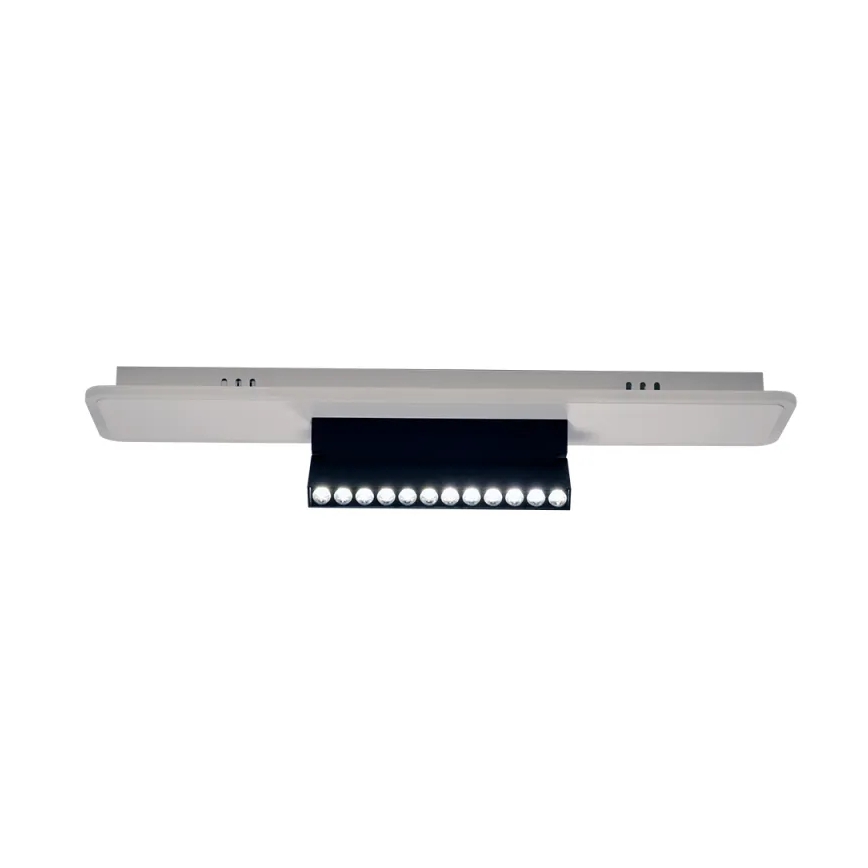 LED Димируем плафон LED/42W/230V 3000-6500K бял + дистанционно управление