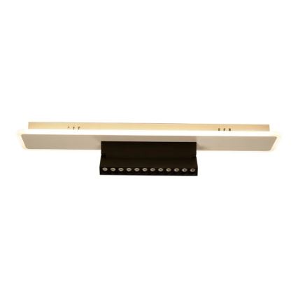LED Димируем плафон LED/42W/230V 3000-6500K бял + дистанционно управление
