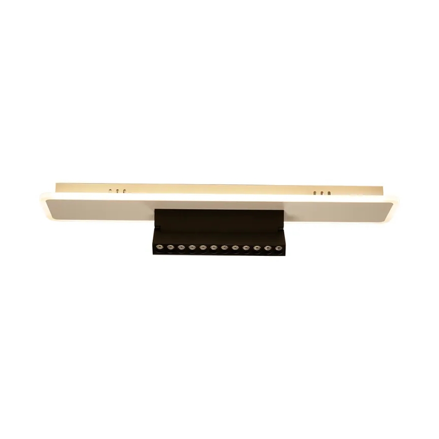 LED Димируем плафон LED/42W/230V 3000-6500K бял + дистанционно управление