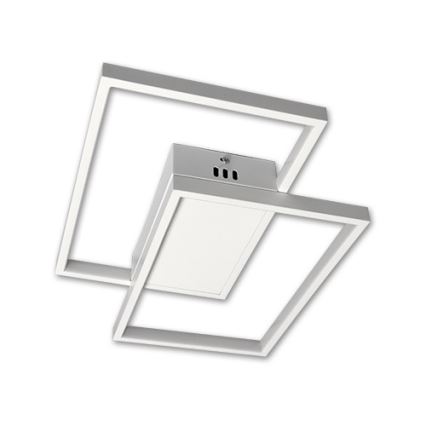 LED Димируем плафон LED/45W/230V 3000-6500K бял + дистанционно управление