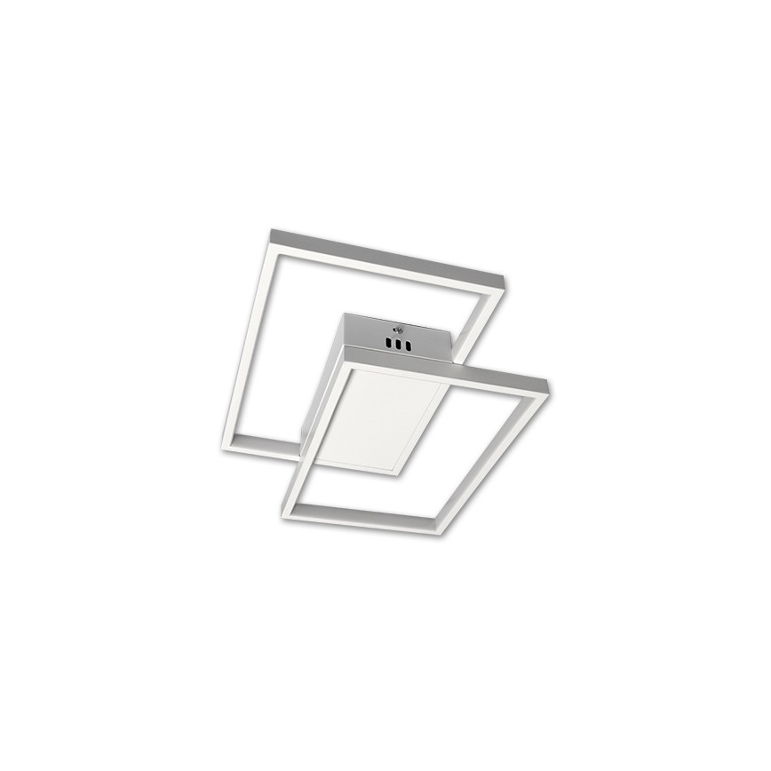 LED Димируем плафон LED/45W/230V 3000-6500K бял + дистанционно управление