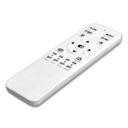 LED Димируем плафон LED/45W/230V 3000-6500K бял + дистанционно управление