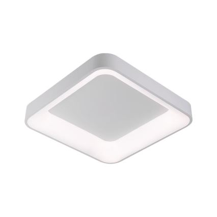 LED Димируем плафон LED/45W/230V 3000-6500K бял + дистанционно управление