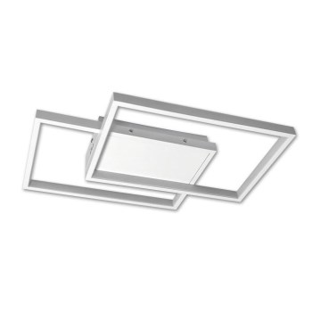 LED Димируем плафон LED/45W/230V 3000-6500K бял + дистанционно управление