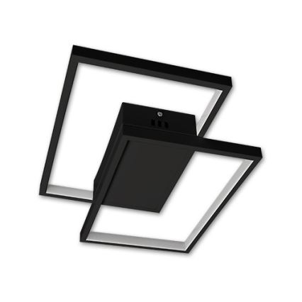 LED Димируем плафон LED/45W/230V 3000-6500K черен + дистанционно управление