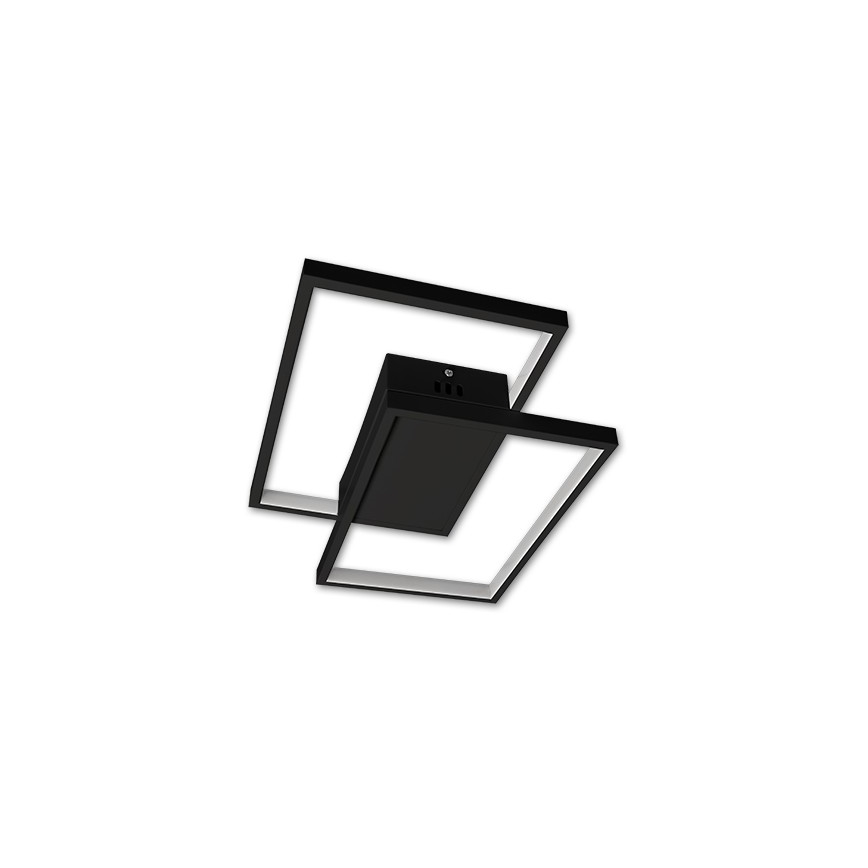 LED Димируем плафон LED/45W/230V 3000-6500K черен + дистанционно управление