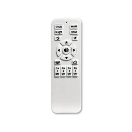 LED Димируем плафон LED/45W/230V 3000-6500K черен + дистанционно управление