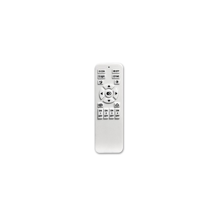 LED Димируем плафон LED/45W/230V 3000-6500K черен + дистанционно управление