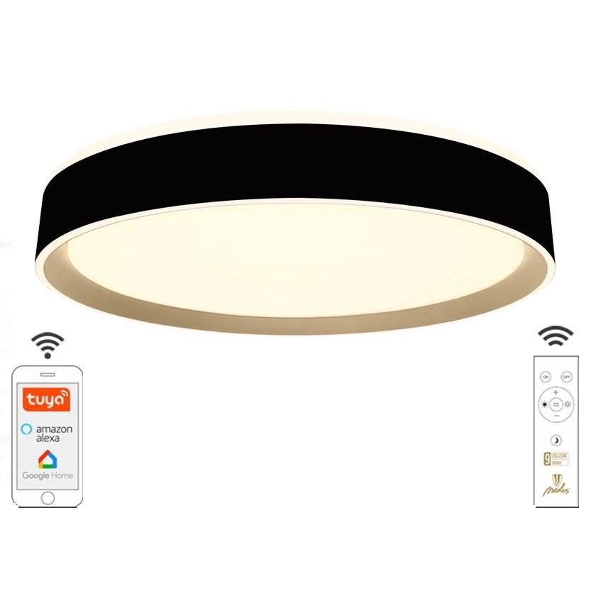 LED Димируем плафон LED/48W/230V 2700-6500K Wi-Fi Tuya + д.у.