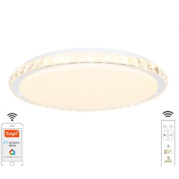 LED Димируем плафон LED/48W/230V 2700-6500K Wi-Fi Tuya + д.у.