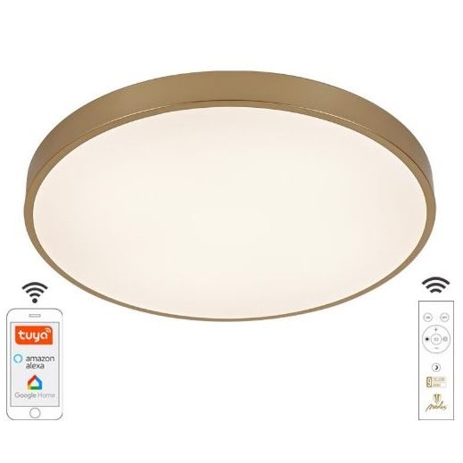 LED Димируем плафон LED/48W/230V 2700-6500K Wi-Fi Tuya + дистанционно управление