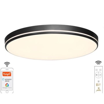 LED Димируем плафон LED/48W/230V 2700-6500K Wi-Fi Tuya + дистанционно управление
