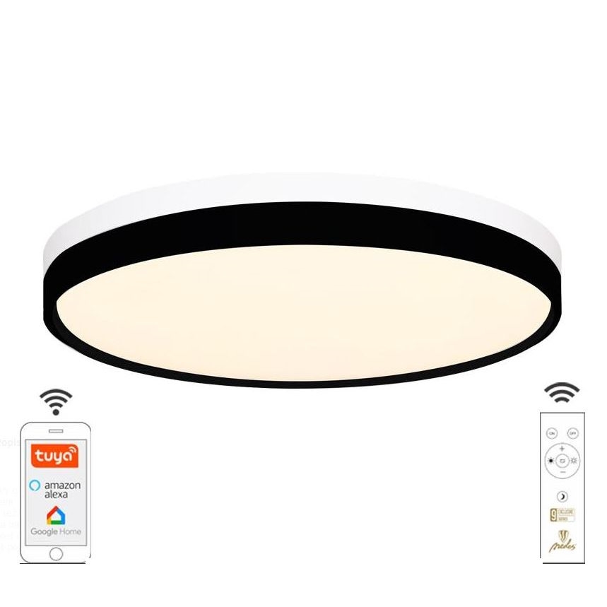 LED Димируем плафон LED/48W/230V 2700-6500K Wi-Fi Tuya + дистанционно управление