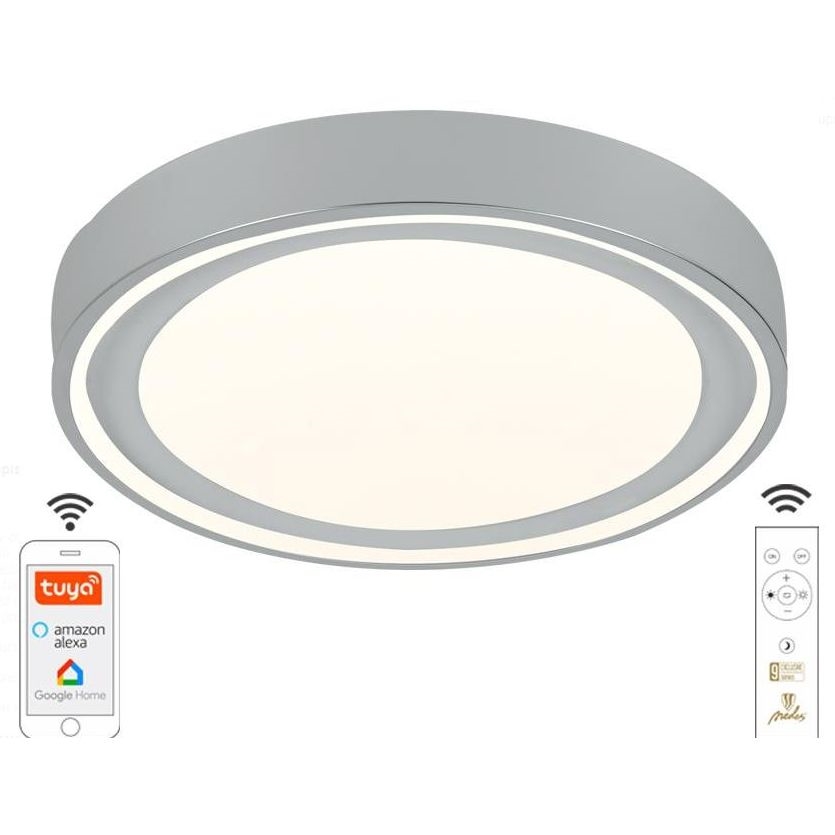 LED Димируем плафон LED/48W/230V 2700-6500K Wi-Fi Tuya + дистанционно управление