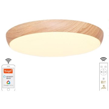 LED Димируем плафон LED/48W/230V 2700-6500K Wi-Fi Tuya + дистанционно управление