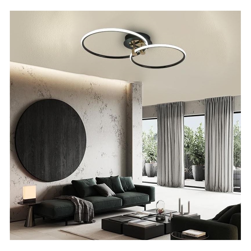LED Димируем плафон LED/48W/230V 3000-6500K + дистанционно управление