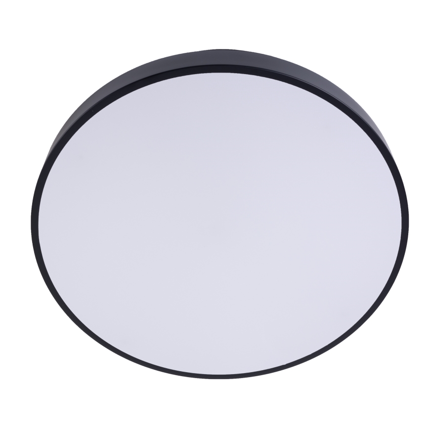 LED Димируем плафон LED/50W/230V 3000-6500K Ø 50 см черен + дистанционно управление