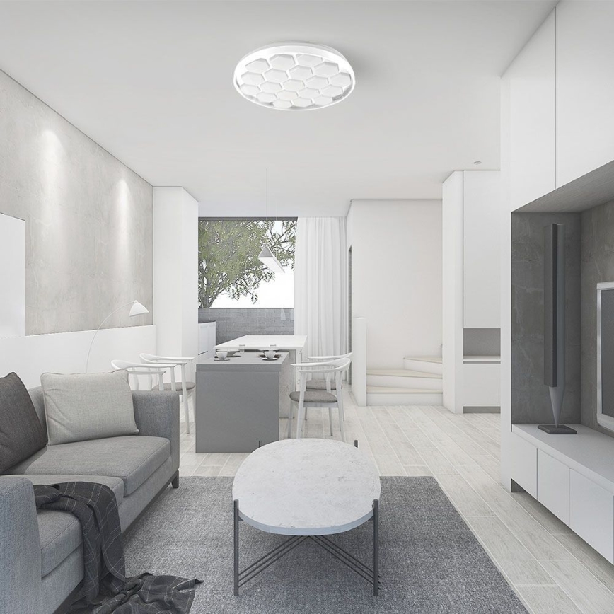 LED Димируем плафон LED/60W/230V 3000/4000/6500K + дистанционно управление