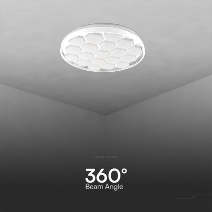 LED Димируем плафон LED/60W/230V 3000/4000/6500K + дистанционно управление