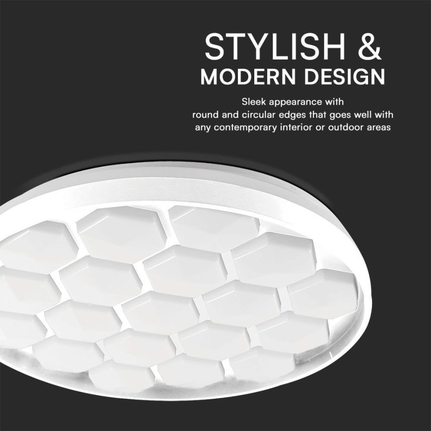 LED Димируем плафон LED/60W/230V 3000/4000/6500K + дистанционно управление