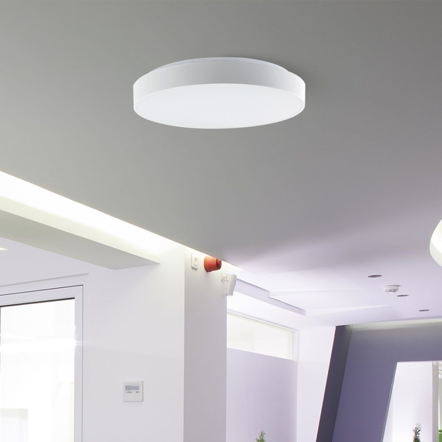 LED Димируем плафон LED/60W/230V 3000-6500K 49,5 см бял + дистанционно управление