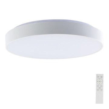 LED Димируем плафон LED/60W/230V 3000-6500K 49,5 см бял + дистанционно управление