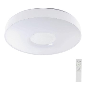 LED Димируем плафон LED/60W/230V 3000-6500K 49,5 см бял + дистанционно управление