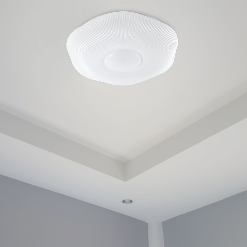 LED Димируем плафон LED/60W/230V 3000-6500K 50 см бял + дистанционно управление